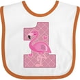 thumbnail image 3 of Inktastic First Birthday Flamingo 1 Year Old Girl Girls Baby Bib, 3 of 4