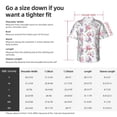 thumbnail image 3 of Salouo Rose Flower B for Hawaiian Shirt for Men,Summer Beach Casual Short Sleeve Button Down Shirts Men's Regular-Fit Short-Sleeve Print Shirt -Medium, 3 of 6