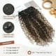 thumbnail image 3 of Clip in Hair Extensions, 4PC Pure Protein Silk 20 Inch Curly (Medium Brown Ash Blonde), 3 of 5