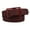Coffee, variant on Unisex Casual Fashion Classic Adjustable Silicone Rubber Belt Square Plastic Buckle Belts for Jeans Pants Shorts Coffee One Size