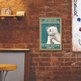 thumbnail image 4 of Plato de Metal Wdftyju Vintage Gato 20 x 30 cm Café con Leche, 4 of 9