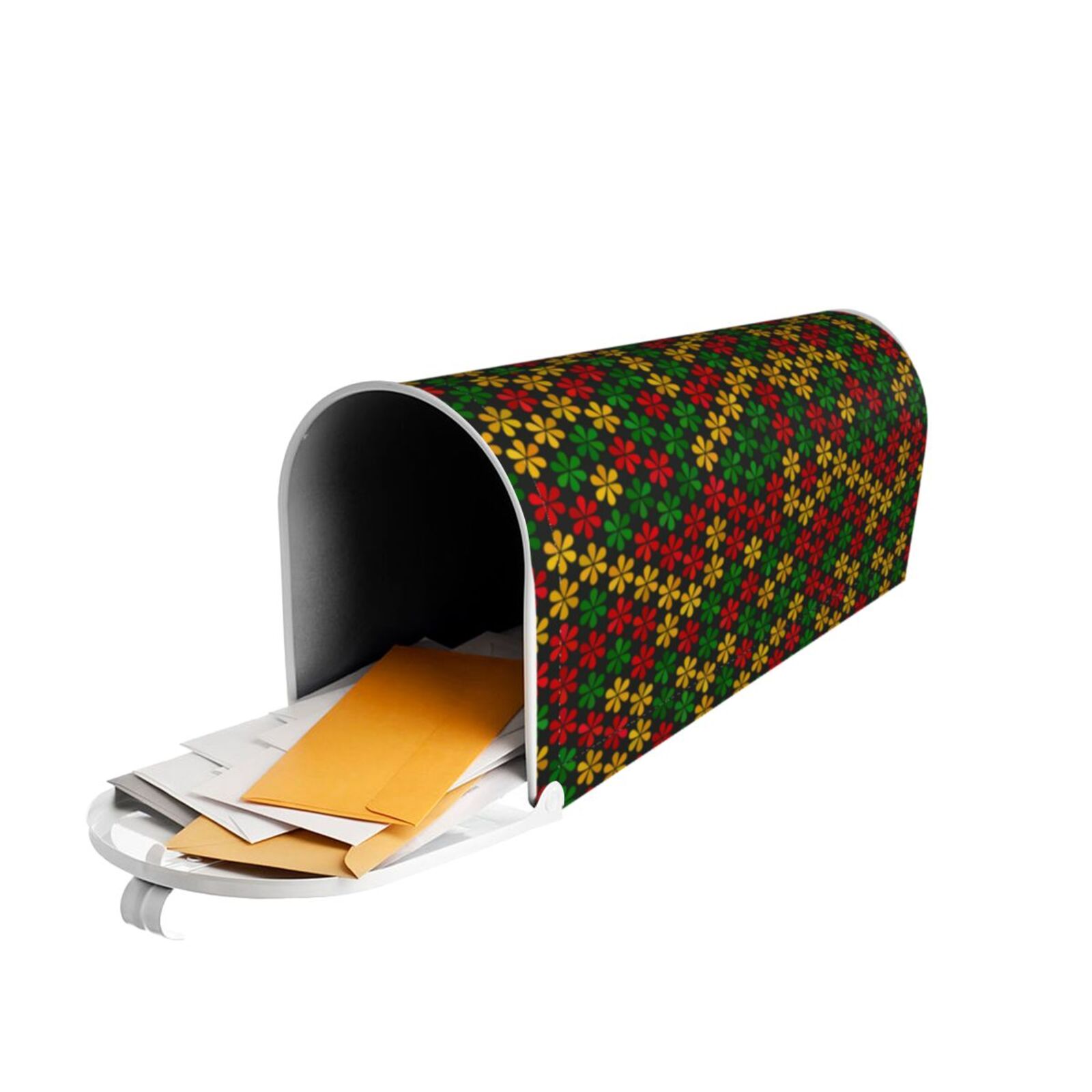 Logiee Color Music1 Print Post Letter Box Wrap Decor, Mailbox Cover Suitable for Standard Mailbox and Large Size Mailbox,Outdoor Yard Decoration-21x18 in