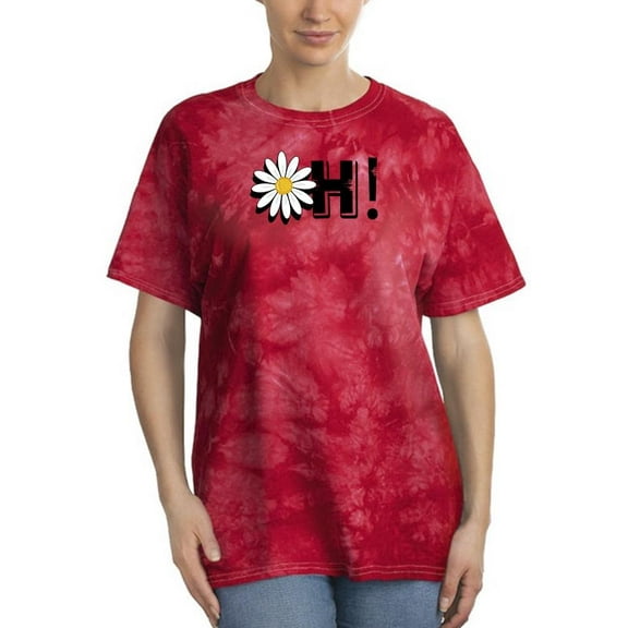 Oh Yellow Daisy Tie Dye Crystal Women -Image by Shutterstock, Female XX-Large