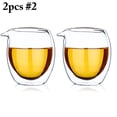 thumbnail image 1 of Espresso Cup Double Wall Insulated Clear Espresso Glass Coffee Glass Tea Cup, 1 of 10
