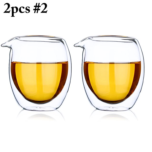 Espresso Cup Double Wall Insulated Clear Espresso Glass Coffee Glass Tea Cup