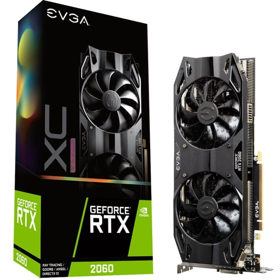 EVGA GeForce RTX 2060 XC Ultra Gami 06G-P4-2167-KR Graphic Card