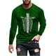 thumbnail image 2 of Blusas y camisas de manga larga con cuello redondo para hombre, moda informal, estampado, deportivas, de manga larga, cuello redondo, blusas, camisas para hombre, blusa de poliéster, 2 of 5