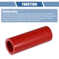 thumbnail image 4 of Unique Bargains 1 Pcs 25mm 0.98" ID 100mm 3.94" Length 0° Red Car Silicone Hose, 4 of 7