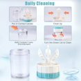 thumbnail image 4 of Cute Cat Paw Contact Lens Case Travel Kit With Cleaner Washer, Portable Contact Box With Mirror Tweezers Remover Tool Solution Bottle For Outdoor Daily Use, 4 of 6