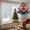 thumbnail image 2 of Stylized Metal Christmas Tree Wind Spinner - Features Star Candy Canes & Holly Design - Perfect for Yard & Garden Decor, 2 of 7