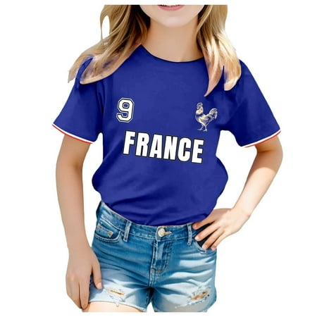 

Icvfdpl Children s Blouse Short Sleeve Prints Tops Clothes Beautiful And Elegant Style T Shirt
