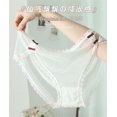 thumbnail image 3 of Ropa interior Sexy para mujer, bragas cheongsam con abertura alta, lencería de talla grande, bragas de encaje estilo corte, 3 of 5