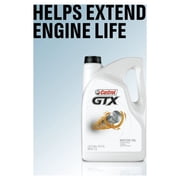 Castrol GTX Ultraclean 0W-20 Synthetic Blend Motor Oil, 5 Quarts