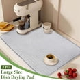 thumbnail image 3 of 3PCS Estera para Secar Platos,Esteras Absorbentes para Escurridor de Platos de Microfibra,Almohadillas Escurridoras de TamañO para Mostrador de Cocina,Café 24 X 17 Pulgadas, 3 of 5