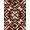 Brown Rust Ivory, Pattern 9, variant on ODIKA 8'x10' Washable Area Rug Non-Shedding, Easy Care, Block Minimalist Brushstroke Watercolor Abstract Contemporary Refined Structured for King Size Bedroom Under Bed, Master Suite