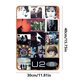 thumbnail image 5 of Placa Metal Vintage Banda U2 Pintura Hierro Rectangular Arte La Pared 30x40 Cm, 5 of 9