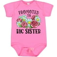 thumbnail image 3 of Inktastic Promoted to Big Sister with Flowers Girls Baby Bodysuit, 3 of 5