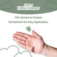thumbnail image 4 of Happy Little Camper Hand Sanitizer with Lemon Zest Scent - Moisturizing Gel with Vitamin E & Antimicrobial Formula- Contains 70% Ethyl Alcohol - Travel Size, Made in USA - 3x 8oz bottles, 4 of 6
