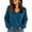 Dark Blue, variant on Gaukiv Long Sleeve Sweaters for Women Solid V Neck Slimming Lightweight Knit Pullovers Basic Blouses Layer Tops Dark Blue S