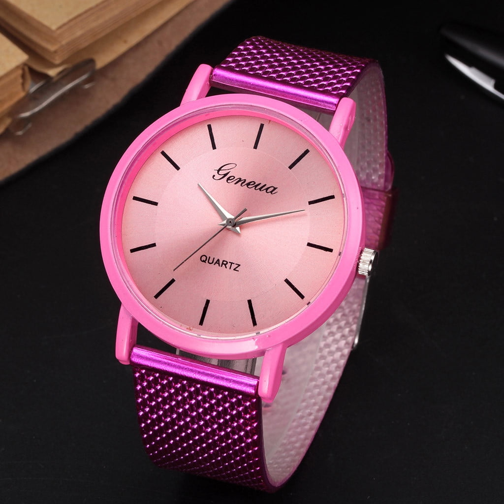 BICOASU Classic Men Watch Wrist Silicone Mesh Belt Watch Strap Quartz