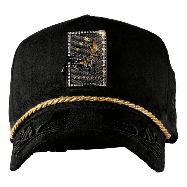 GORRA 5.7 CARTA GALLO GUIRNALDAS BLACK UNITALLA
