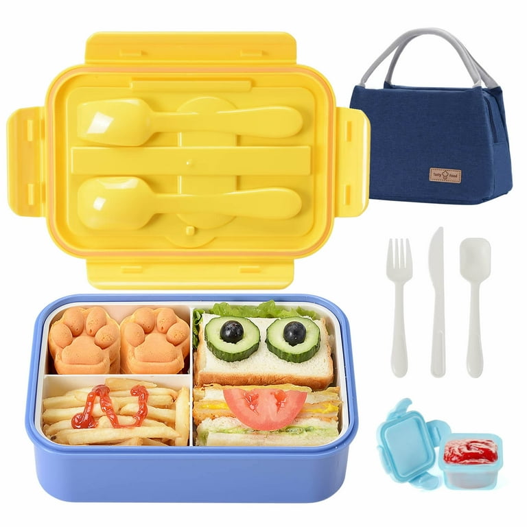 Microwave Bento Lunch box Leakproof fruit container Storage Box For Kids  Adult