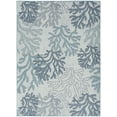 thumbnail image 2 of Nourison Garden Oasis Indoor/Outdoor Blue 6' x 9' Area Rug (6x9), 2 of 10