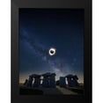 thumbnail image 2 of ODell, Dale 12x14 Black Modern Framed Museum Art Print Titled - Eclipse at Carhenge, 2 of 5