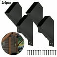 thumbnail image 3 of ZHZFKQ 2026 New Pergola Brackets 45 Degree Angle Support Heavy Duty Connector for 2X4 Wood Posts for Pergola, Deck, Gazebo, Garden, Patio, 3 of 7