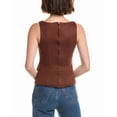 thumbnail image 2 of Colette Rose womens  Zip Top, s, Brown, 2 of 3