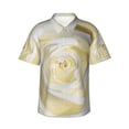 thumbnail image 1 of Balery White Rose Camisas hawaianas de manga corta para hombre, camisas playeras de corte holgado, camisas de vacaciones con botones,X-Large, 1 of 7