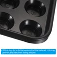 thumbnail image 4 of Pool Ball Tray Billiard Ball Holder Snooker Storage Tray Pool Table 22 Balls, Black, 4 of 5