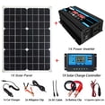 thumbnail image 2 of Riwcyla Solar Panel System 18V 20W Solar Panel 30A Controller with Dual USB Car Solar Inverter Kit Complete Power for Mobile Phones Sports cameras, and Car Batteries, 2 of 6