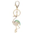 thumbnail image 2 of Car Keychain, Flamingo Key Chain Fine Workmanship  For Handbag Decor For Car Pendant Black,Green, 2 of 8