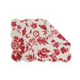 thumbnail image 4 of Cozy Line Home Fashions Napperons en Lin et Coton Matelassé (Fleur Rouge, Napperons (Ensemble de 4)), 4 of 4