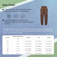 thumbnail image 6 of Kaerm Kids Girls Joggers Casual Cargo Pants High Waist Jazz Hip Hop Legging Casual Loose Trousers Brown 120, 6 of 6