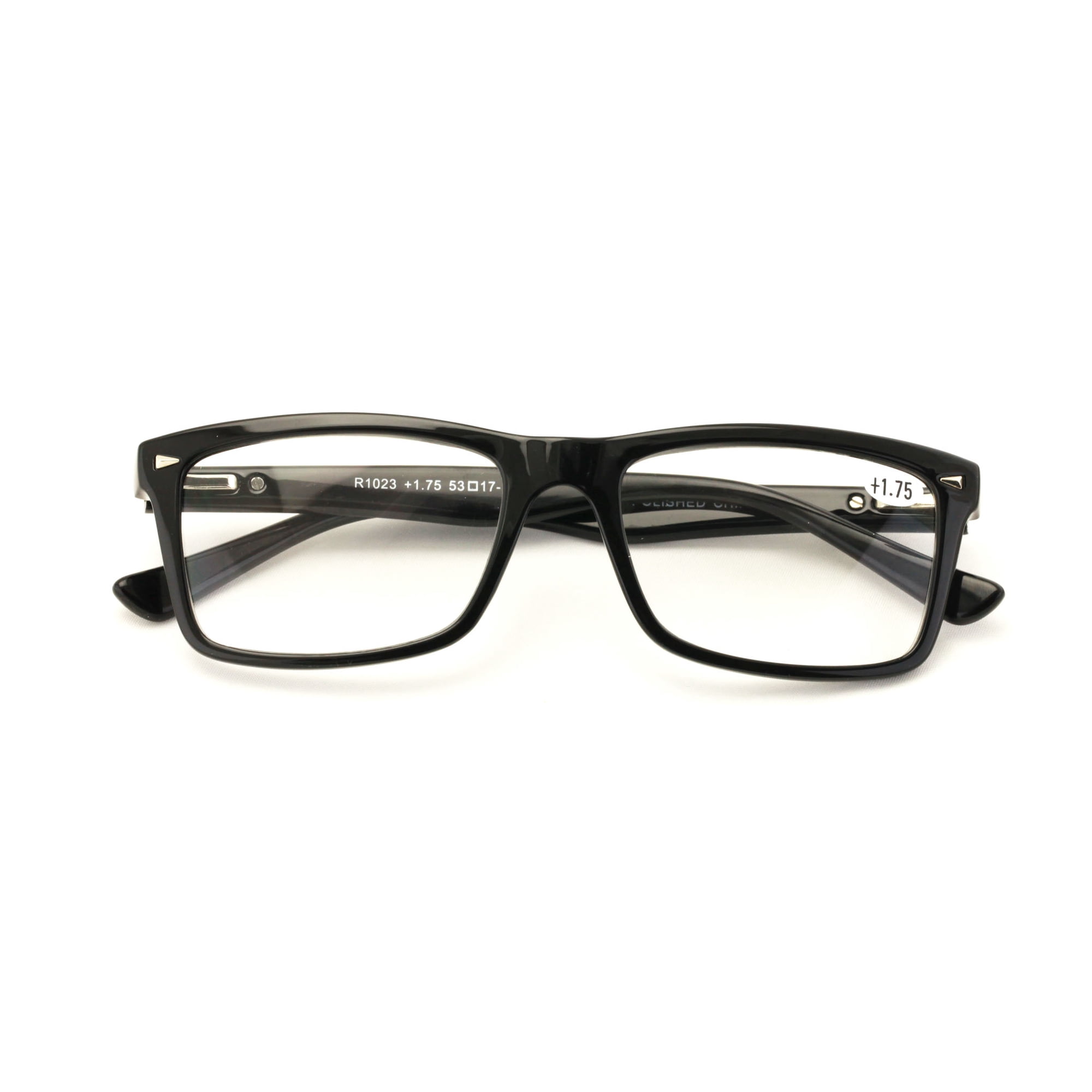 Computer Reading/Gaming/TV/Phones Glasses for Women Men,Anti Eyestrain & UV Glare - black reader reading glasses with BLUE LIGHT BLOCKING, UV protection