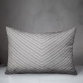 thumbnail image 2 of Creative Products Grey Chevron 14x20 Spun Poly Pillow, 2 of 2