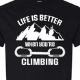 thumbnail image 4 of Inktastic Rock Climbing Mountains T-Shirt, 4 of 5