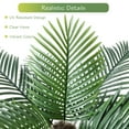 thumbnail image 5 of Nafresh 8ft UV Resistant Faux Palm Tree with Full and Lifelike Leaves , 96in Artificial Palm Tree with Realistic Trunks and Real Bark for Outdoor Indoor Home Office Decor., 5 of 10