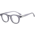 thumbnail image 1 of LJCZKA Blue Light Blocking Glasses for Men Women Retro Small Round Frame Computer Eyeglasses Anti Eyestrain Clear Frame, 1 of 8