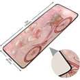 thumbnail image 2 of Dreamtimes Valentine Bike Heart Hallway Runner Rug 2'x6' Kitchen Rug with Rubber Backing Vintage Flower Love Non Slip Entryway Rug Runner Washable Soft Area Rug for Hallway Bedroom Kitchen Decor, 2 of 6