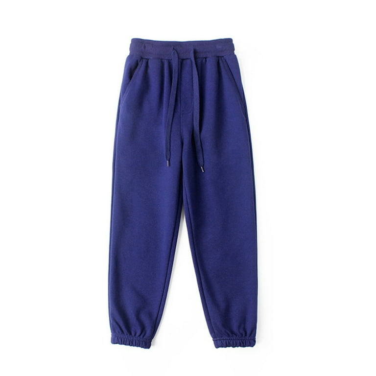 Esaierr Boys Girls Fleece Sweatpants Thickening Jogger Pants for