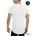 thumbnail image 4 of Threads Men's, Ultra-Soft Crewneck T-Shirt, Moisture Wicking, Anti-Odor, S - XXL, White, 2 Pack, 4 of 8