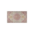 thumbnail image 2 of 2 Piece Bohemian Light Pink Ethnic Rug Rug Kitchen Rug Set, Decor Kitchen Rugs, Absorbent Non-Slip Washable Floor Mats, Home Indoor Runner Rugs 17"x47"+17"x30", 2 of 7