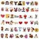 thumbnail image 2 of Paquete de pegatinas Bads Bunnys Anime, vinilo impermeable, 50 unidades, 2 of 2