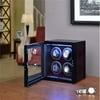 Nathan Direct W1233BLACK Danny 4 Watch winder with LED
