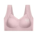 thumbnail image 5 of Tumotour Smooth Wireless Bras For Women No Underwire Vest Thin Side Pull-In Comfort Seamless Supportive Bra Raceback Push Up Bralettes Full Coverage Thin Soft Comfy Daily Bras, 5 of 6