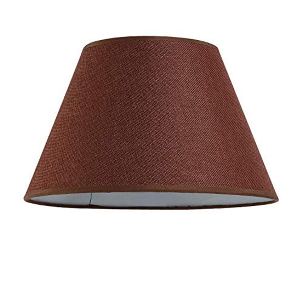 FSLiving Brown Cloth Cone Lamp Shades Fixture Replacement Shades for