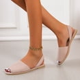 thumbnail image 1 of Zapatos de mujer Moda Color sólido Minimalista Temperamento Cómodo Boca de pescado Zapatillas Sandalias Wmkox8yii  shjk8078, 1 of 9